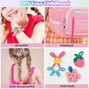 Kinizeder Bracelet Making Kit, Arts and Crafts for Girls Ages 8-12, Weaving Bands DIY Toys for Friendship Birthday Gifts for Kids 6, 7, 9, 10, 11, 13, Rubber Band Bracelet kit with 1000+ Bands
