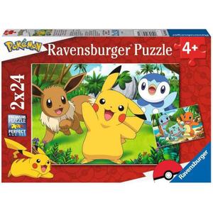 Ravensburger - Pokmon Jigsaw Puzzle, 2 x 24 Collection, 2 Jigsaw Puzzles of 24 Pieces, Recommended Age 4+ Years