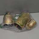 BELLUXE Set of 3 Giant Harmony Cow Bells Huge Vintage Handmade Rustic Lucky Christmas Hanging XL Bells On Rope, Country Rustic, Set 3