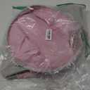 LANGYASHAN Laundry Basket Canvas Collapsible Organizer Storage Basket for Boys Girls Laundry Hamper Toy Bins Gift Baskets Bedroom Clothes Children Nursery (Pink Lace)