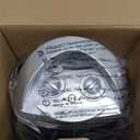 GiveBest Portable Electric Space Heater with Thermostat, 1500W/750W Safe and Quiet Ceramic Heater Fan, Heat Up 200 Square Feet for Office Room Desk Indoor Use, Silver