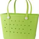 Lightweight Extra large Rubber Beach Bag Small mini Tote Bag for Gym Waterproof medium Open Handbag for Pool Sports