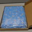 Windkream 4 Pcs Blue Snowflake Tulle Table Runner 29 x 70 Inch Princess Theme Birthday Party Decorations Lace Tablecloth Winter Party Table Cover for Birthday Decorations Wedding Bridal Shower