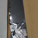 5 Tier White Wall Shelves - Vertical Column Floating Storage Organizer, Tall Tower Design Utility Shelving for Home Decor, Bedroom & Living Room, 30.7" x 31"(Black)