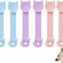 2 x 6PCS Cat Treat Spoons Set - Multi-Function Squeeze Feeding Spoon for Licky Treats & Wet Food, Strip Feeder Design (3 Colors Available)