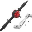Share Goo RC Gear Rear Axle Housing Bridge Axle with Drive Shaft Compatible with WPL D12 RC Car Upgrade Parts