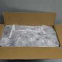 Joyido 36PCS Plastic Champagne Flutes Ribbed for Weddings & Parties