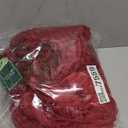 QATAN Soft Fleece Throw Blanket for Oversized Queen Bed (90" x 100")  400 GSM Plush Warm Lightweight Bed Blanket, Ribbed Fluffy All-Season Throw for Bed, Couch & Sofa - Red Dahlia