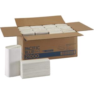 Pacific Blue Select Multifold Premium 2-Ply Paper Towels (Previously Signature) by GP PRO, White, 21000, 125 Per Pack, 16 Packs Per Case