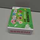 SERENI Crochet Kit for Beginners, Crochet Kit for Adults, 4PCS Flower Crochet Starter Kit with Step-by-Step Video Tutorials, Fun & Relaxing Craft Kit with Hooks & Tools (40%+ Yarn)