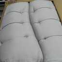 Bucherry 67 x 19 Inch Chaise Lounge Cushions Soft Lounge Chair Cushion Gravity Chair Cushion Sofa Lawn Furniture Cushion Pad with 6 Tie for Outdoor Indoor Patio Home Without Headrest (Gray,4 Pcs)