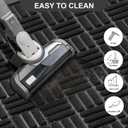 Mibao Front Door Mat, Heavy Duty Durable Welcome Mat for Outdoor Indoor, Dirt Trapper Waterproof Super Absorbent Door Mat for Entryway Outside Patio Porch, 35.5" x 24", Black
