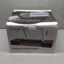 Vintage Record Player with External Speakers Belt-Drive Turntable for Vinyl Records Dual Stereo Speakers LP Players Support 3 Speed 3 Size Wireless Playback AUX Headphone Input Auto Stop Wood Red