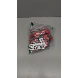 2 Pack (16FT) Artificial Rose Vine Fake Flowers Garland Hanging Silk Rose Ivy Plants Vine for Mother's Day Wedding Arch Party Garden Wall Aesthetic Art Dcor (Red)