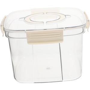 15pounds Airtight Rice Container Measuring Cup Multi-functional Food Storage Bin for Grains Beans and Cereal Large Capacity for Kitchen Organization