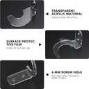 2 x Lightsaber Wall Mount, Sword Wall Mount, Light Saber Wall Mount Holder, Lightsaber Stand, Light Saber Holder for Wall(2 Sets)