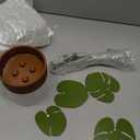 Monstera Coaster Set, 4 Count, Green Leaf Silicone Drink Coasters, Non Slip, Anti Stain, Heat Resistant, Hand Wash Only