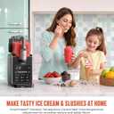 Slushie Machine for Home, 85oz Larger Ice Cream Maker with LED Display, 6 Preset Programs | Auto-Clean, Frozen Drink Machine for Margaritas, Frappes, Milkshakes & Smoothies, No Ice Needed