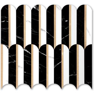 10-Sheet Fish Scale Peel and Stick Backsplash for Kitchen Wall Tiles,12 inches Black Clara Stone Mixed Metal Gold 3D PVC Wall Tile Stick on Backsplash for Kitchen and Bathroom 10-Sheet Fish Scale Peel and Stick Backsplash for Kitchen Wall Tiles,12 inches Black Clara Stone Mixed Metal Gold 3D PVC Wall Tile Stick on Backsplash for Kitchen and Bathroom