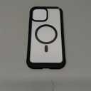 Miracase Magnetic for iPhone 13 Pro Max Case 6.7 inch, (Compatible with MagSafe) Upgrade Full-Body Clear Phone Bumper Case with Built-in 9H Tempered Glass Screen Protector, Magnetic Classic Black