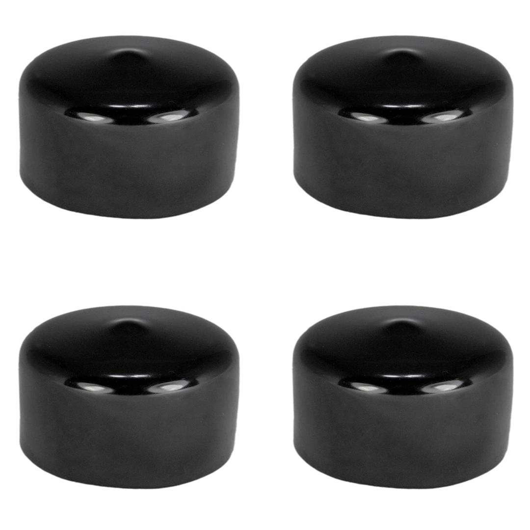3" (75 mm) Rubber End Caps Soft PVC Rubber Plug Thread Protective Sleeve Screw Protective Cap Round Plastic Cover Sleeve