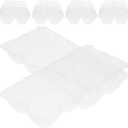 Homoyoyo 6 Pcs Goose Egg Cartons Transparent Goose Egg Packaging Box 4-Slot Jumbo Duck Cartons Plastic Pvc Storage Solution for Refrigerator Empty Clear Trays 3.73X5.70X5.70in
