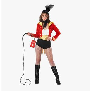 fun shack Womens Circus Ringmaster Costume, Lion Tamer Outfit for Women, Ringmaster Dress, costumes for women, M