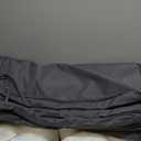 Chaise Lounge Cushions Outdoor Set of 4 - Waterproof and Fade Resistant Sun Lounger Replacement Cushions - Patio Lounger Pads with Removable Cover for Pool, Deck, 80 x 26 x 3 Inch, Dark Grey