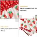 UNICOMIDEA 0-24 Months Baby Floral Romper Infant Playsuits Headband Jumpsuit Toddlers Outfits (12-18 Months, A18-red White)