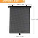 2 x XCBYT Car Window Shades for Baby, Retractable Car Window Shade for Baby, Side Window Sun Shade UV Glare and Heat Protaction (15.7"x18.5") (CL-SS-HB)
