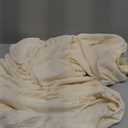 Hokway Couch Cushion Covers Stretch Cushion Covers Sofa Seat Cushion Slipcover Cushion Protector(Cream White, Medium)