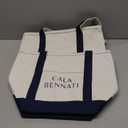 Small Canvas Tote Bag Canvas Tote Bag Suitable For Gift. Navy Blue.