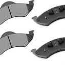 cciyu D820 Front Ceramic Brake Pads Kits 4pcs fit For 2000-2002 For Dodge Dakota,2000-2002 For Dodge For Durango
