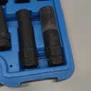 Orion Motor Tech 16pc Locking Lug Nut Master Key Set, SAE & Metric Wheel Lock Removal Kit for Removing Locking Spline Star Hex and Fluted Hex Lug Nuts, Lug Nut Remover Set for Mechanics and More (Blue)