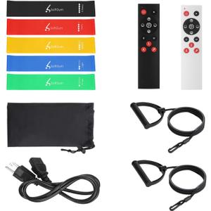 Softgym Resistance Band Set and Remote Control,A Power Cord