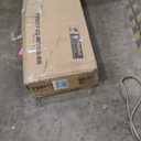 Rolanstar TV Stand with LED Lights & Power Outlet, Modern Entertainment Center for 32/43/50/55/65 Inchs TVs, Table, Universal Gaming Media Stand Storage Cabinet and Large Storage, White