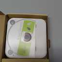 CD Player Portable with Dual Stereo Speakers, Rechargeable Portable CD Player with Bluetooth for Home with Headphones, Support CD/AUX/USB, White