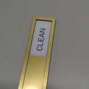 Dishwasher Magnet Clean Dirty Sign - Stainless Steel Dishwasher Magnet Sign - Clean & Dirty Dishwasher Slider Indicator - Kitchen Organizers and Storage