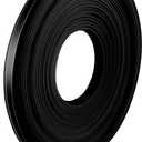 Tellegloww Black Magnetic Tape Roll Thin Strips, 1/4 inch x 20 feet Magnetic Board Dividers Whiteboard Graphic Decorative Tape Marking Line for Classroom Office Art Accessories