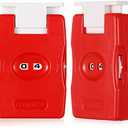 2 Pieces Knitting Counter, Stitch Counter Kacha Needle Marking Tool Plastic Knitting Crochet Stitch, Red