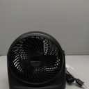 Amazon Basics Air Circulator Fan, Desk Fan for Bedroom, Home and Office, With 90-Degree Tilt Head, 3 Speed Settings, Lightweight (3 LBS), 35 Watts, Black, 11.1"W x 6.3"D x 10.9"H