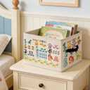 Numbers Dinosaur Storage Bins, Colorful 1-10 Educational Dino Foldable Closet Organizers Storage Basket Toybox for Toddler Playroom Nursery Preschool Classroom Clothes Bed Sheets Blankets Toys