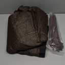 ZGR HOME&GARDEN 3' x 16' Privacy Fence Screen Heavy Duty Windscreen Cover Shade Net Cloth Fencing Fabric Mesh Tarp with Brass Grommets and Cable Zip Ties, 160 GSM 90% UV Blockage, Brown