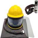 Sandblaster Helmet Safe Air Feed Sand Blast Helmet Shoulder Protective Sand Blast Hood Protector Sandblaster Thermostat 5 Pieces Outer Lenses, One Size