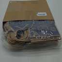 Colarr 50 Pcs Real Estate Agent Supplies House Shaped Gift Bag 5.25 x 3.25 x 8.25 Inch Real Estate Bag with Handles Kraft for Home Gift(Blue)