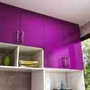 Purple Contact Paper 23.6"x196" Glossy Purple Peel and Stick Wallpaper for Kitchen Countertop/Cabinet Self Adhesive Waterproof Wall Paper Removable Decorative Vinyl