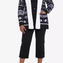 TrailCrest Ladies Smart Plush Sherpa Lined Hooded Sweater Jacket, Zip Up Classic, XS