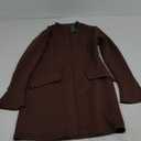 OFEEFAN Women's Fall Long Sleeve Mock Neck Dress Basic Party Club Bodycon Mini Dresses (Medium, Coffeebrown)
