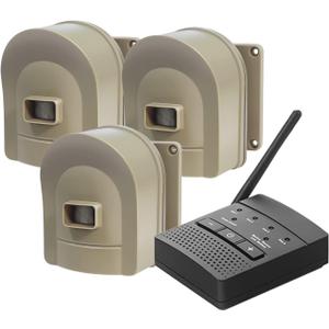 1/2 Mile Hosmart Driveway Alarm Wireless Sensor System & Driveway Sensor Alert System Weatherproof Security Outdoor Motion Sensor & Detector