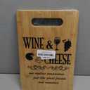 Cheese Cutting Board Chopping Board, Gifts for Cheese Lovers, Bamboo Cutting Board for Kitchen, Kitchen Decor, Decorative Cutting Boards for Kitchen